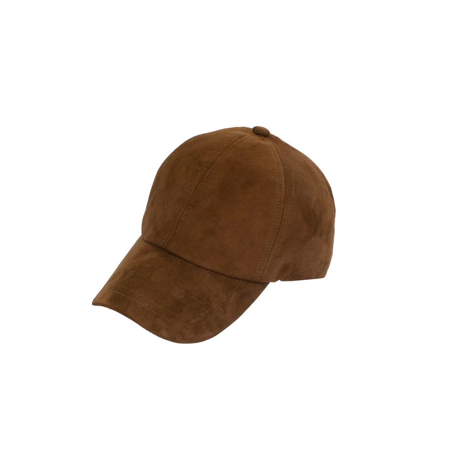 Suede Leather Baseball Cap
