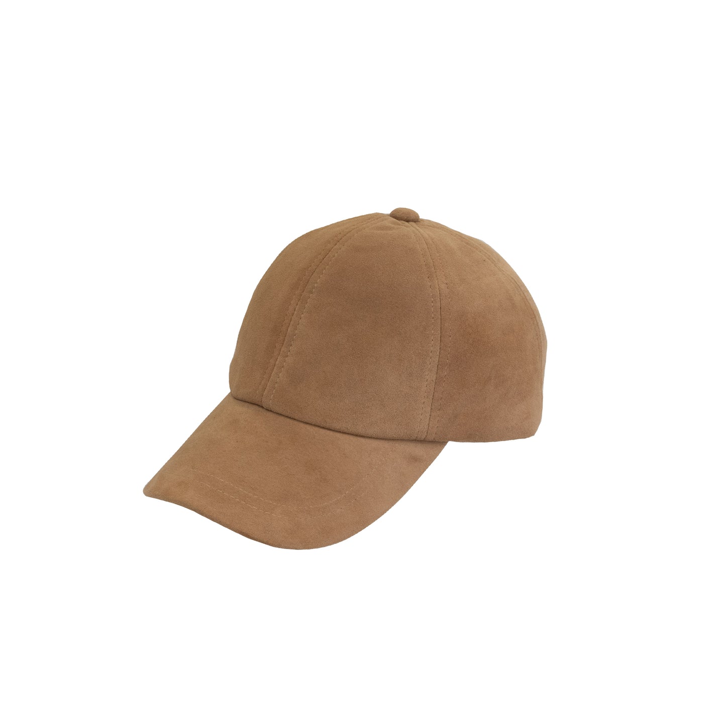 Suede Leather Baseball Cap