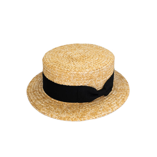 Men's Boater Straw Hat