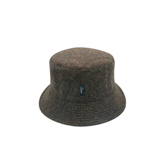 Reversible Tweed Bucket Hat