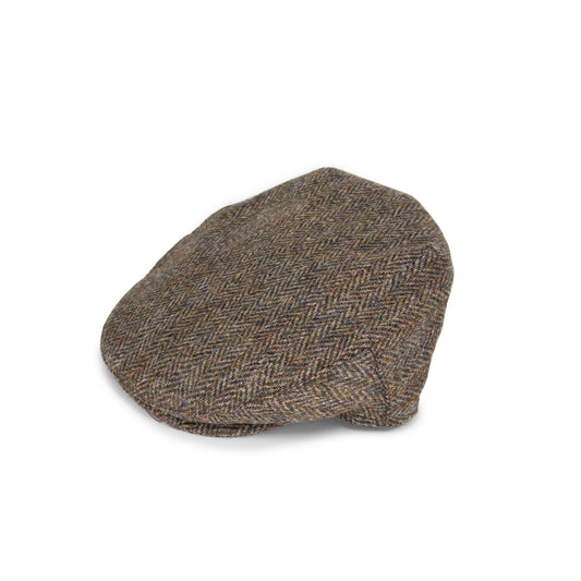 Harris Tweed Men's Cheshire Flat Cap