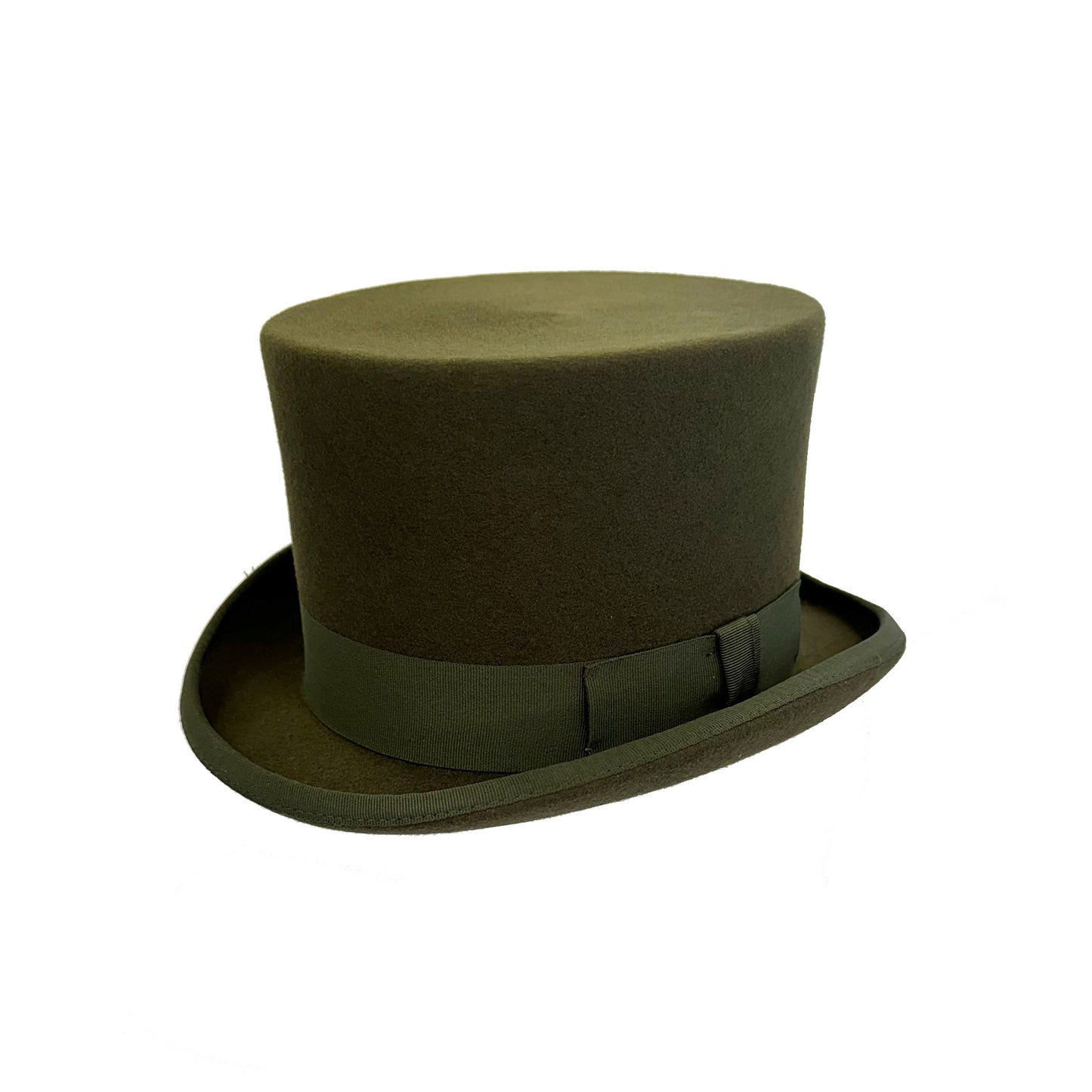 Dark green mens top hat