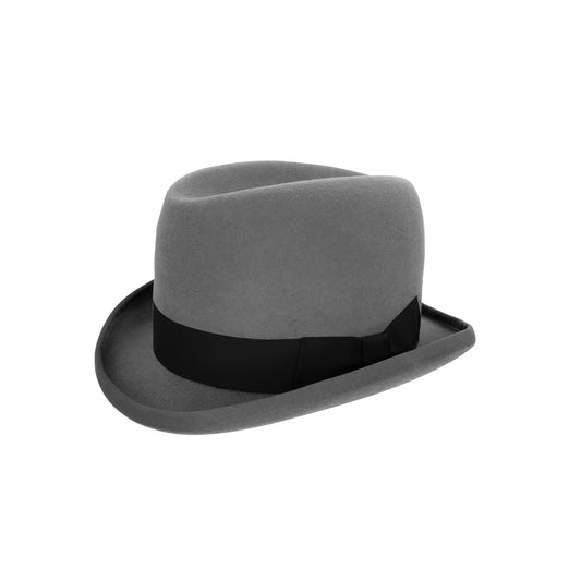 Grey Men's Churchill Homburg Hat