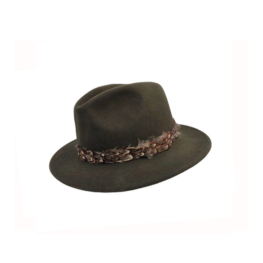 Kansas Wool Felt Crushable Hat