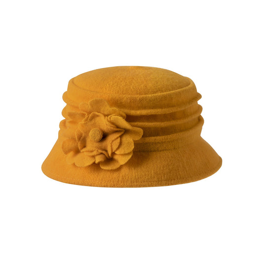 Ladies Wool Winter Cloche Hat