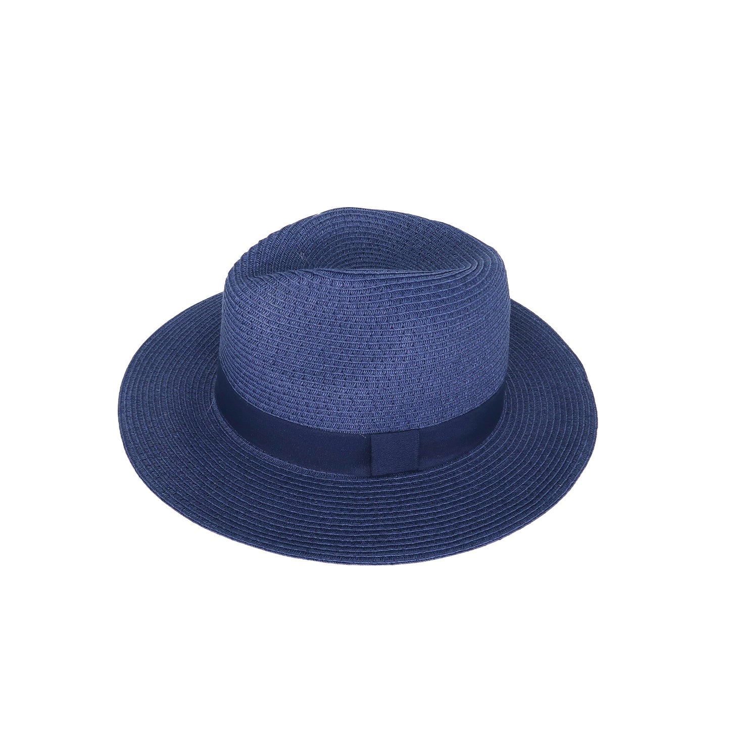 Packable Braided Straw Trilby Hat