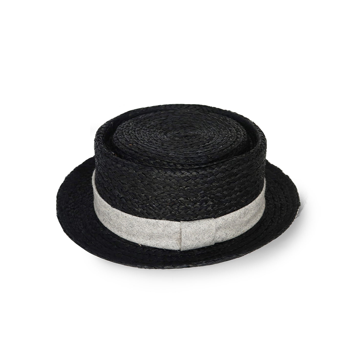 Men’s Raffia Straw Packable Pork Pie Hat
