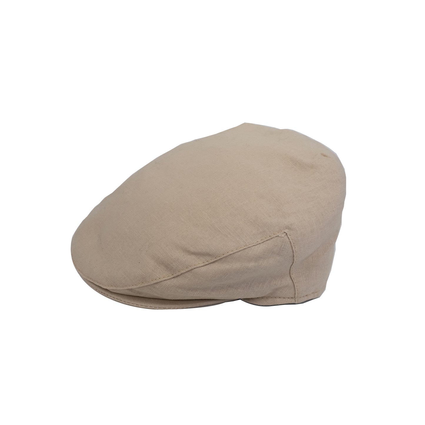 Smooth Linen Flat Cap