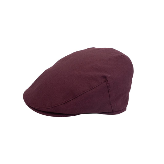 Smooth Linen Flat Cap