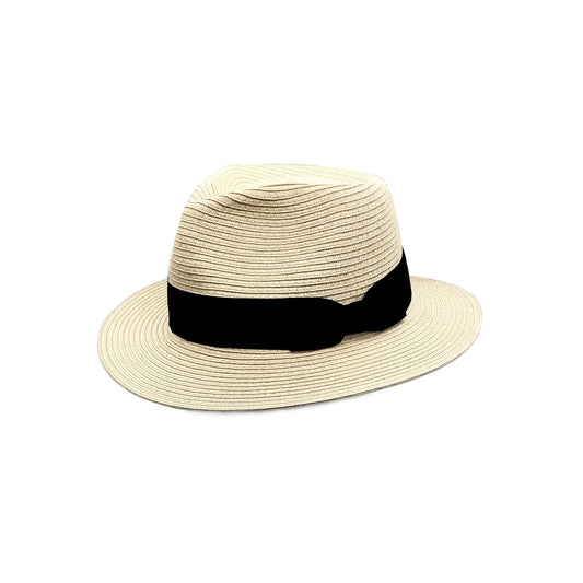 Packable Straw Fedora Panama Hat