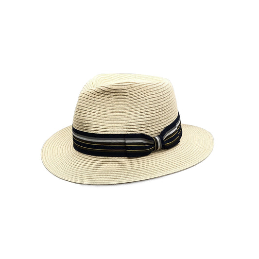 Packable Straw Fedora Panama Hat