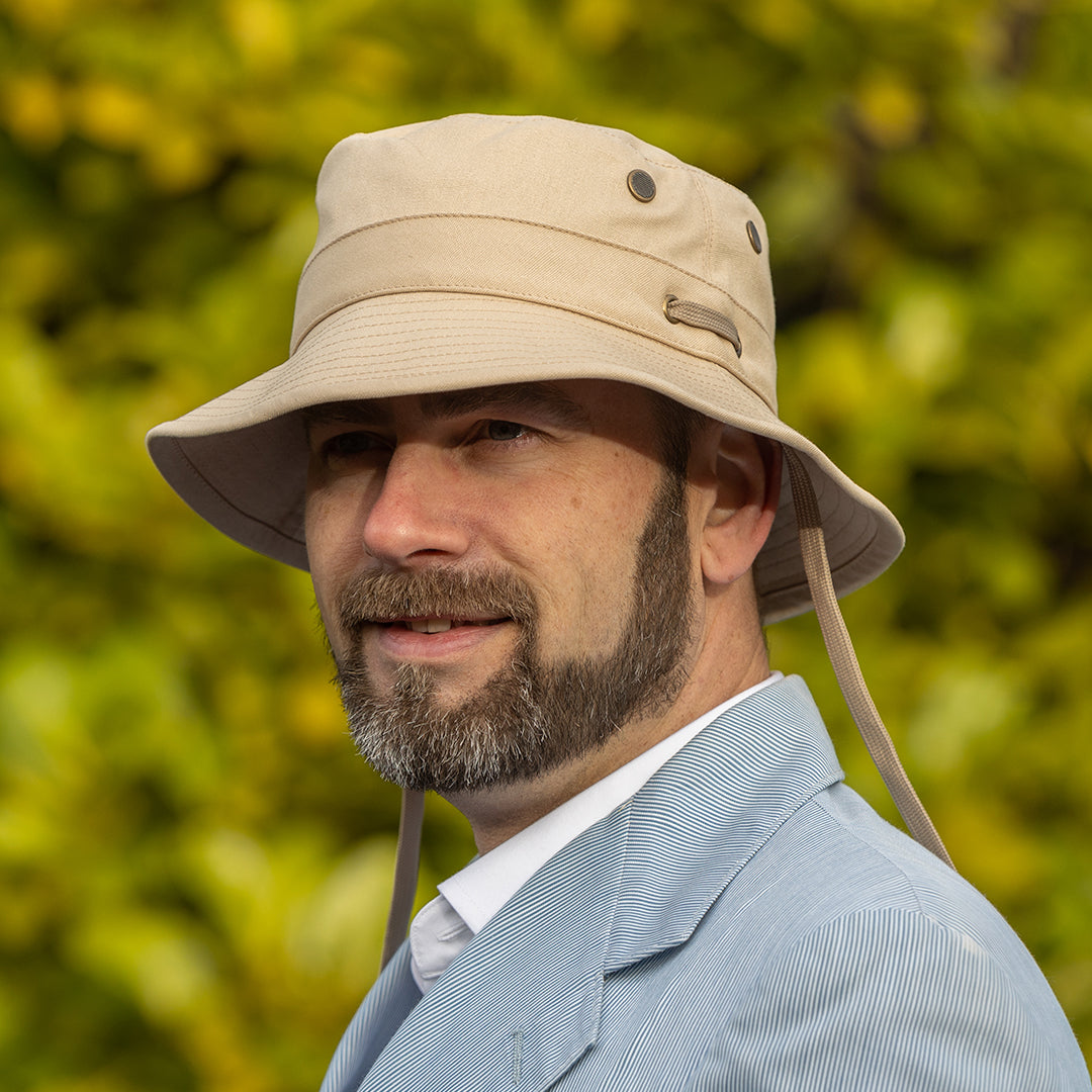 Men's UPF 50+ Summer Cotton Bucket Hat