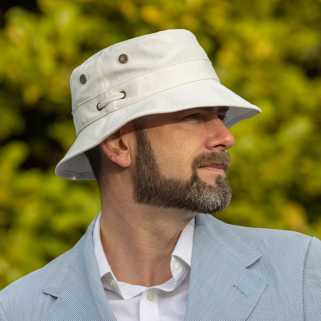 Men's UPF 50+ Summer Cotton Bucket Hat