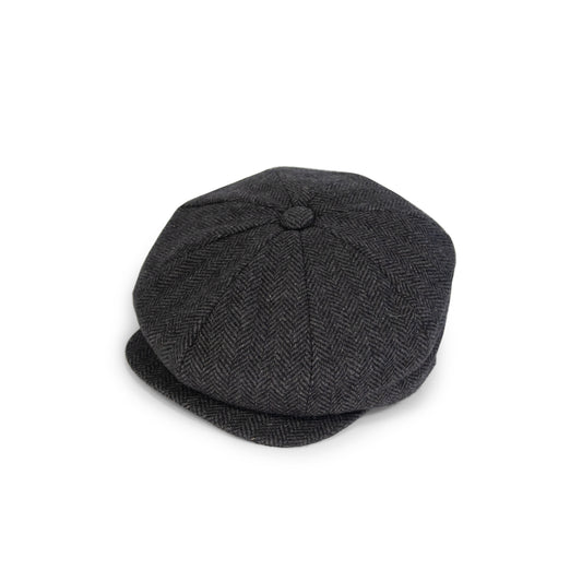 Gatsby Wool Tweed Flat Cap