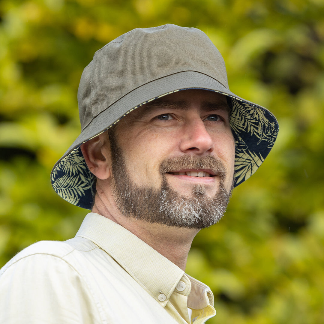 Men’s Reversible Summer Cotton Bucket Hat