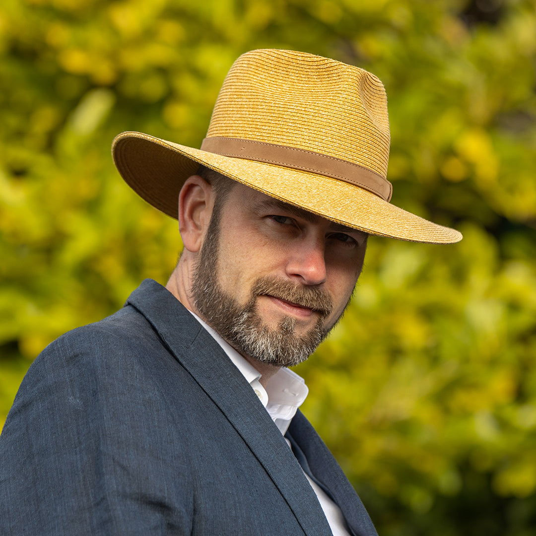 Braided Trilby Summer Hat