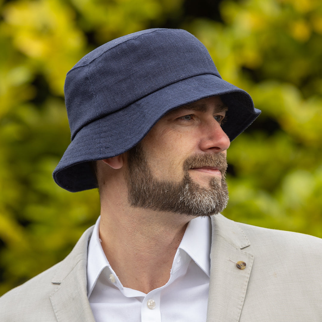 Linen Bucket Summer Hat