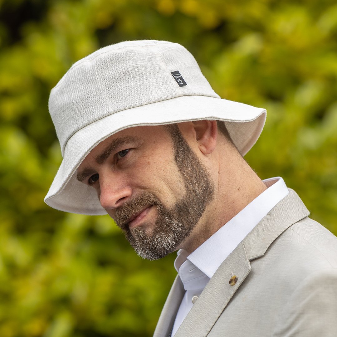 Linen Bucket Summer Hat