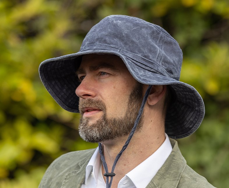 Men’s Denim Cotton Packable Bucket Hat