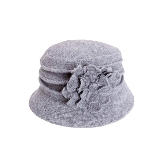 Ladies Wool Winter Cloche Hat