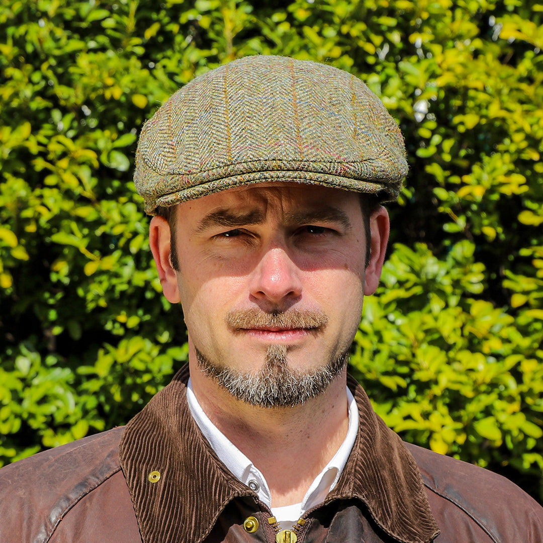 Harris Tweed Men's Cheshire Flat Cap