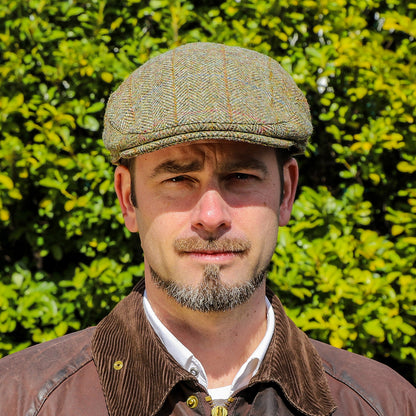 Harris Tweed Men's Cheshire Flat Cap