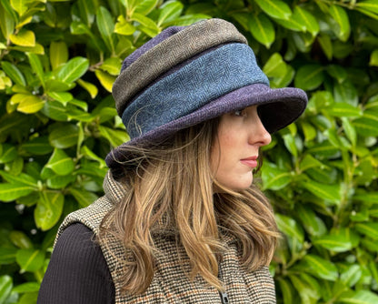 Ladies’ Tweed Cloche Hat