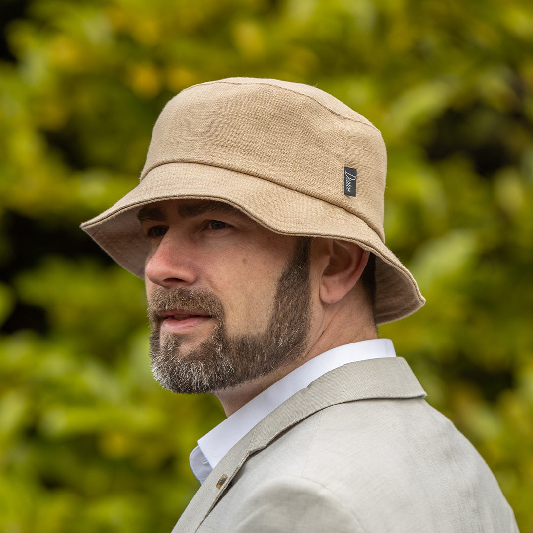 Linen Bucket Summer Hat