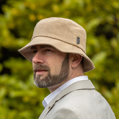 Linen Bucket Summer Hat